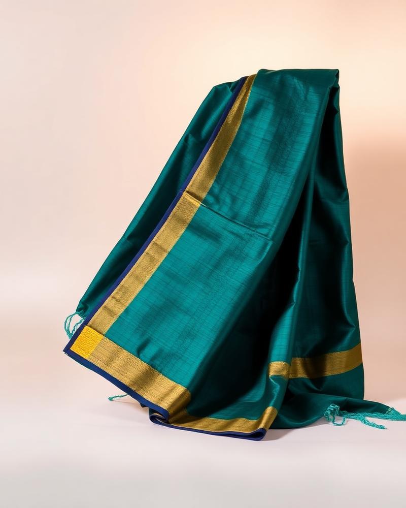 টিল জামদানি সিল্ক শাড়ি